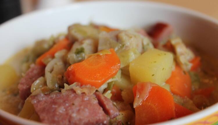 Bigos wegetariański.